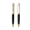 Logotipo personalizado Gold Metal Ball Ball Pen Office Office Gift Top Crystal Grabado Grabado Papelería personalizada